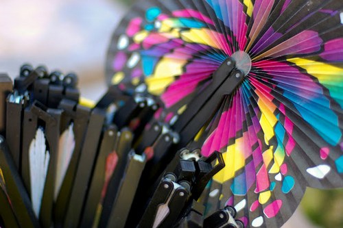 праздничные веера бабочки